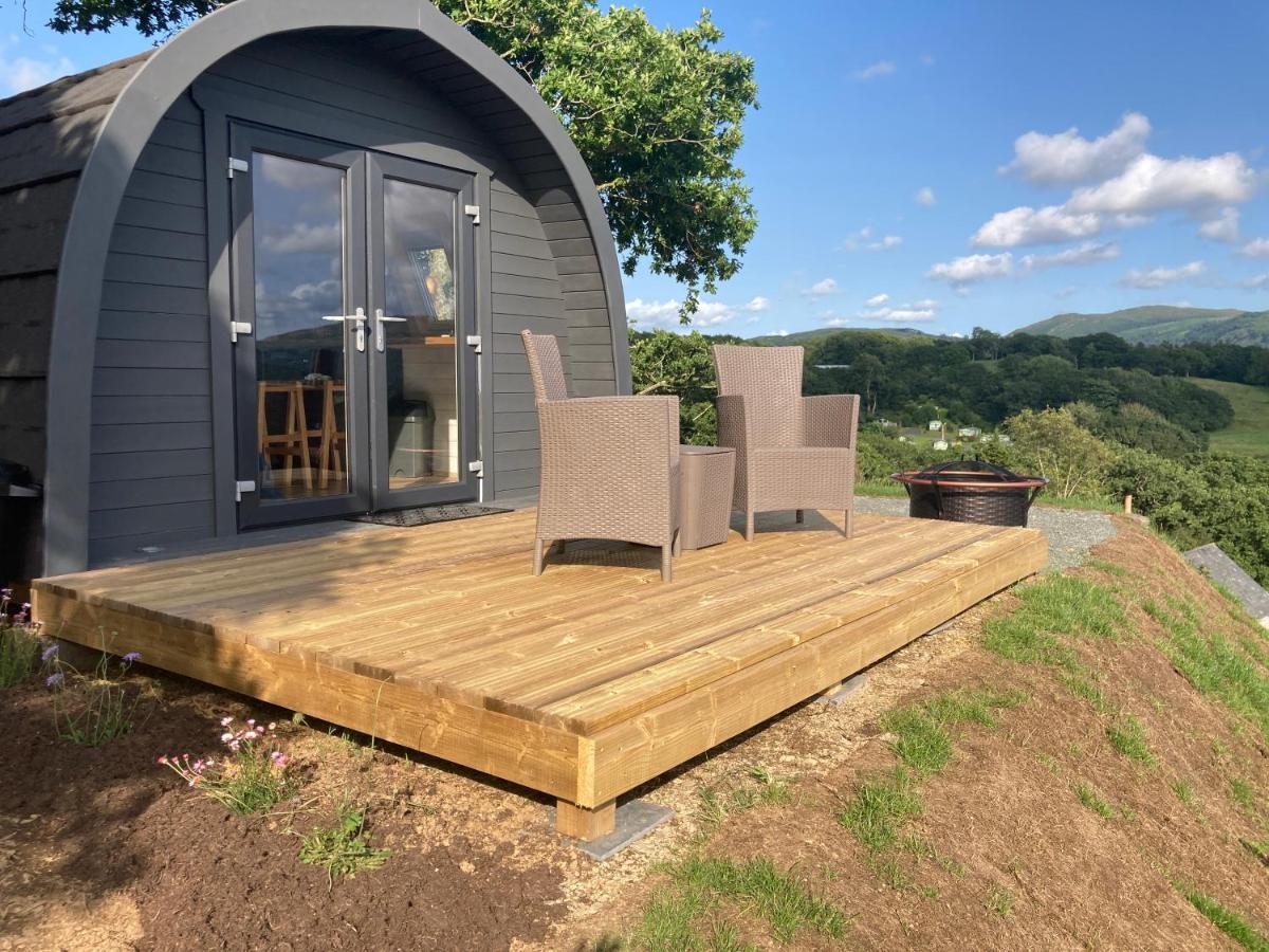 Cefn Crib Cabins 매킨레스 외부 사진
