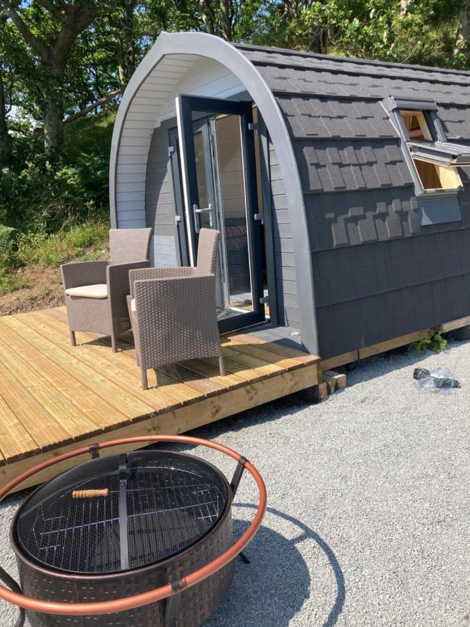 Cefn Crib Cabins 매킨레스 외부 사진
