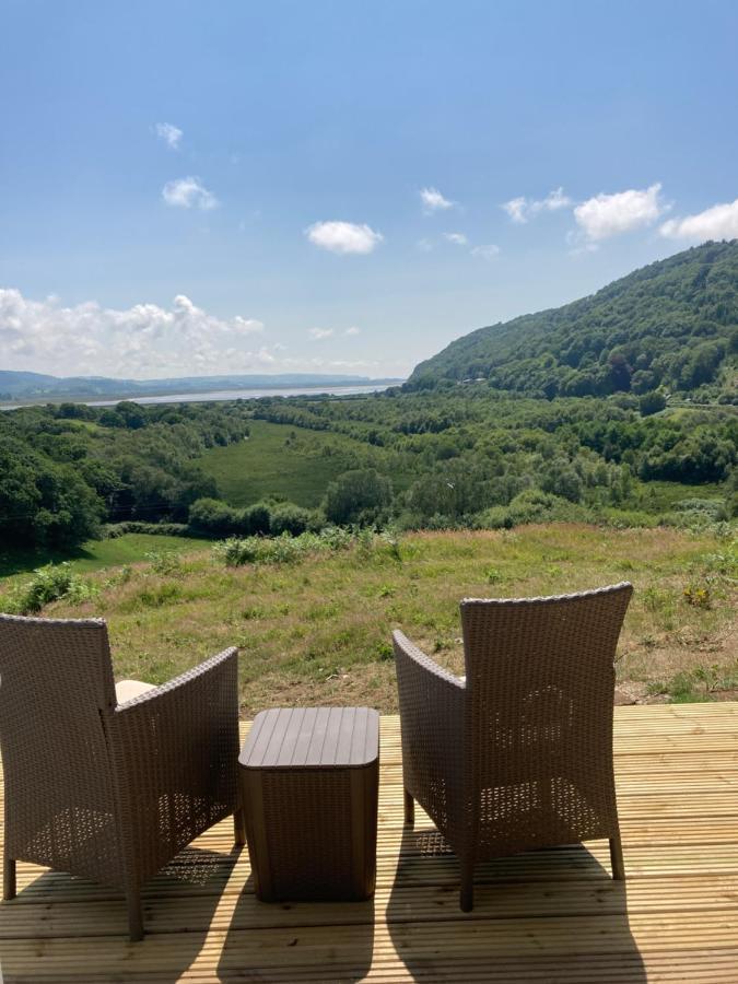 Cefn Crib Cabins 매킨레스 외부 사진