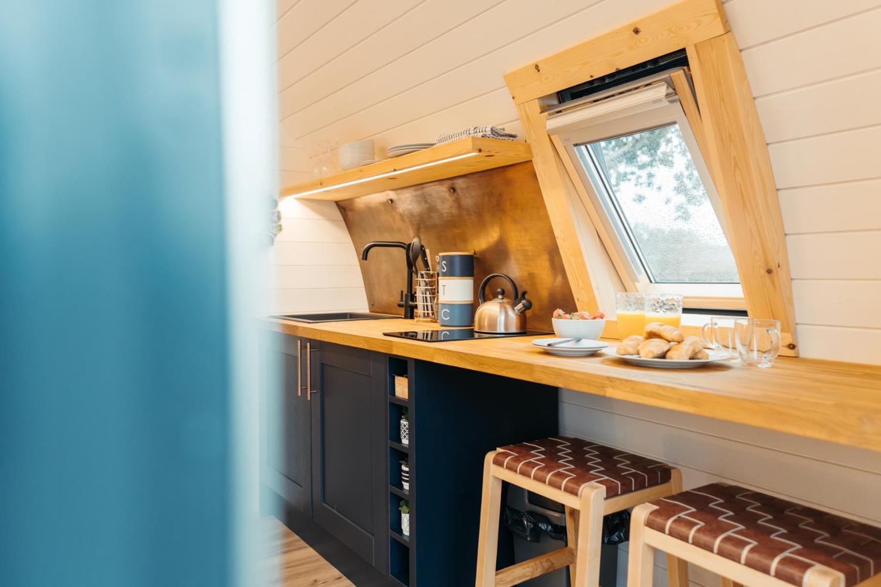 Cefn Crib Cabins 매킨레스 외부 사진