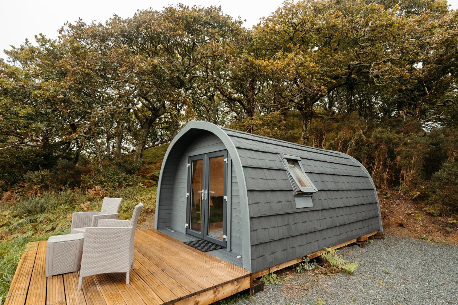 Cefn Crib Cabins 매킨레스 외부 사진