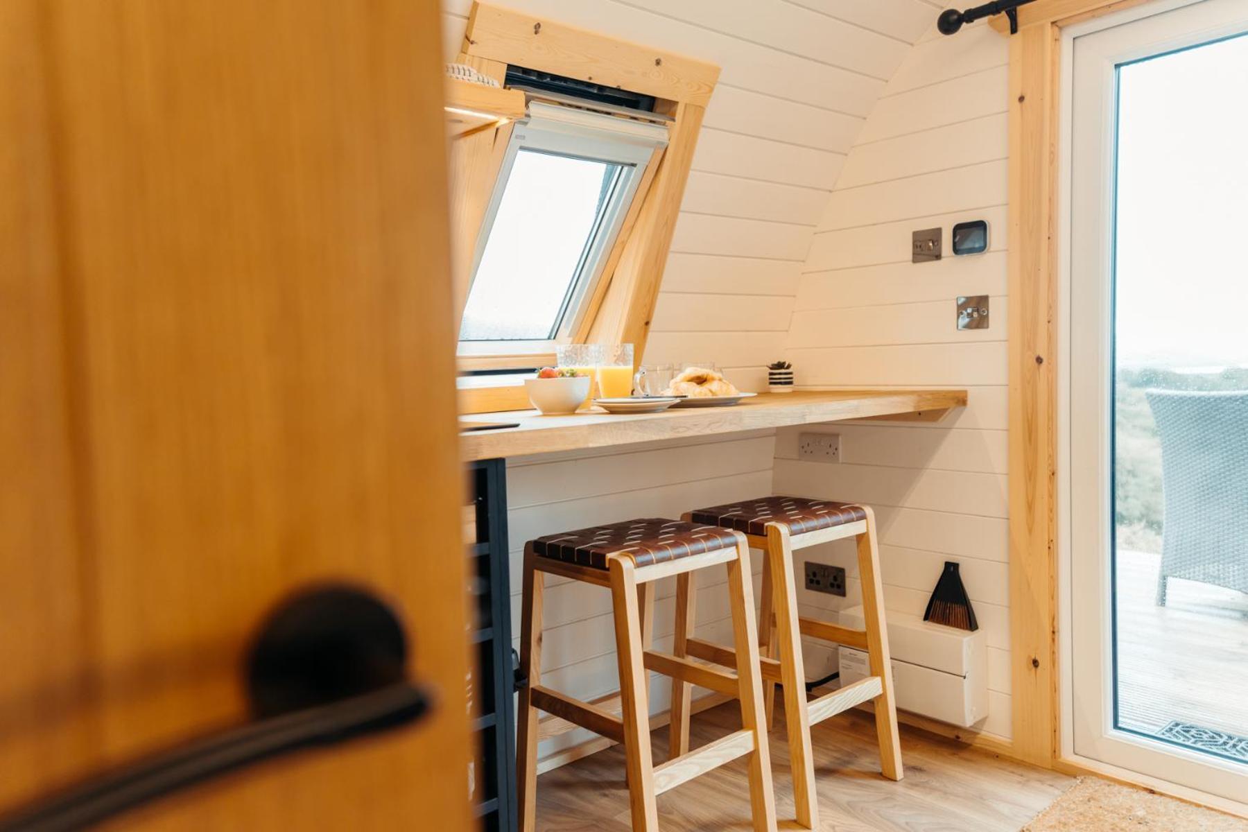 Cefn Crib Cabins 매킨레스 외부 사진
