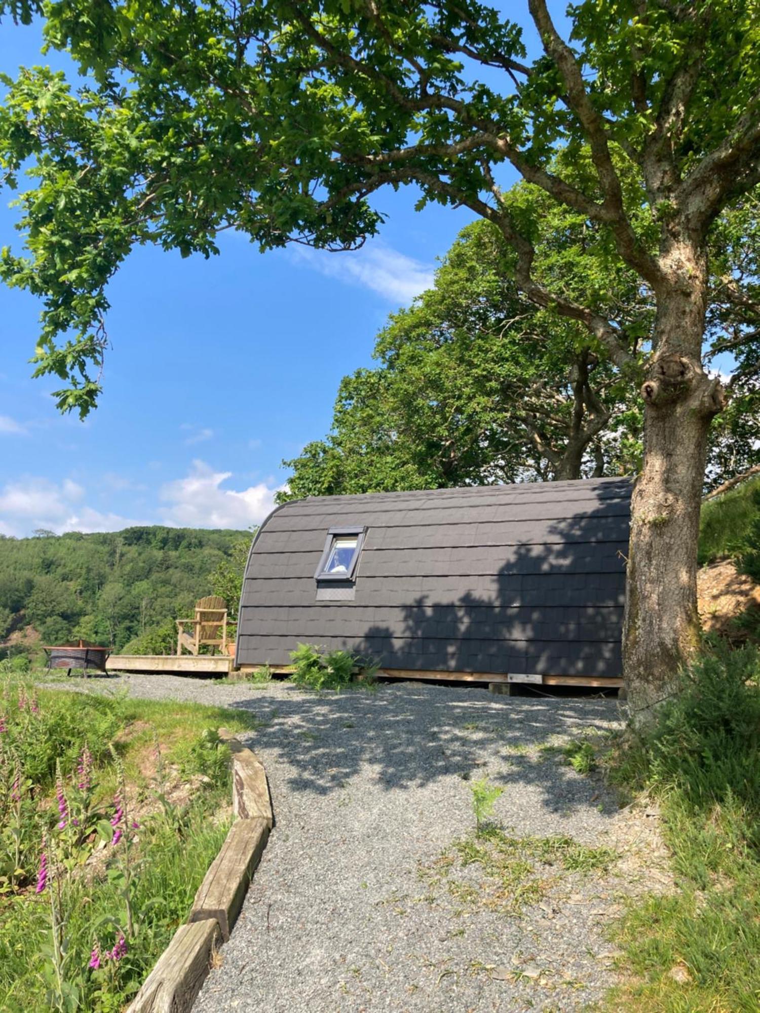 Cefn Crib Cabins 매킨레스 외부 사진